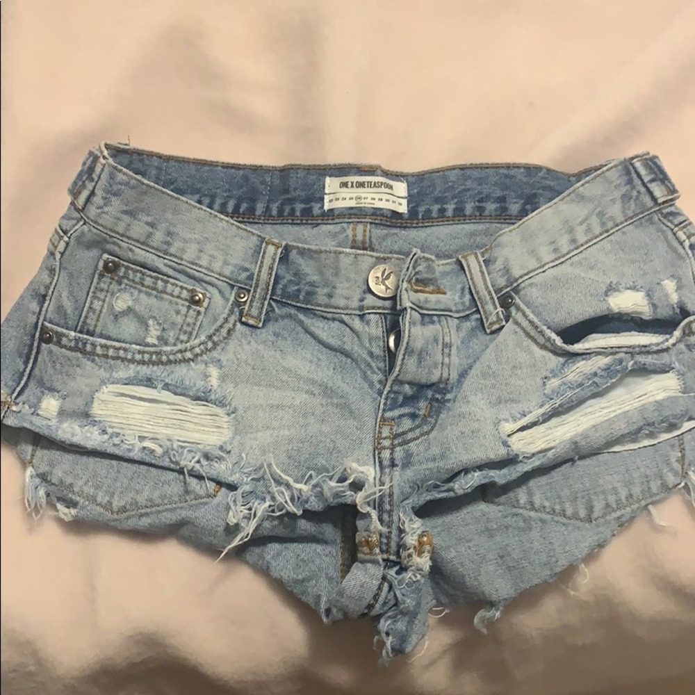 one teaspoon denim shorts